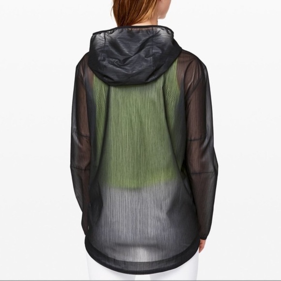 *NWT* LULULEMON Sheer Joy Jacket Black — 8 — Waterproof/Windproof/Packable Zip - Picture 8 of 12